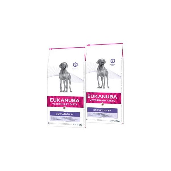 eukanuba Veterinary Diet Croquettes Chien Dermatosis Adulte 2X12 Kg-image
