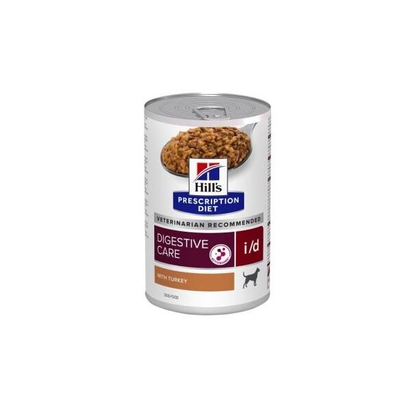 Hill's Prescription Diet I/D Nourriture Humide Pour Chiens, Adultes, Avec Dinde Pour Soutenir La Digestion 24X360 G-image