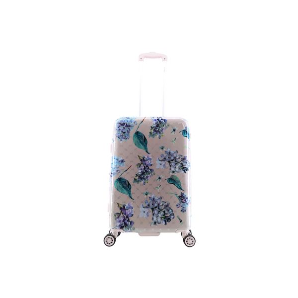 Koffer Elle "Floret", Gr. B/H/T: 45Cm X 68Cm X 27Cm, Flieder, Bedruckt, Koffer, Aus Abs-Materialien-image