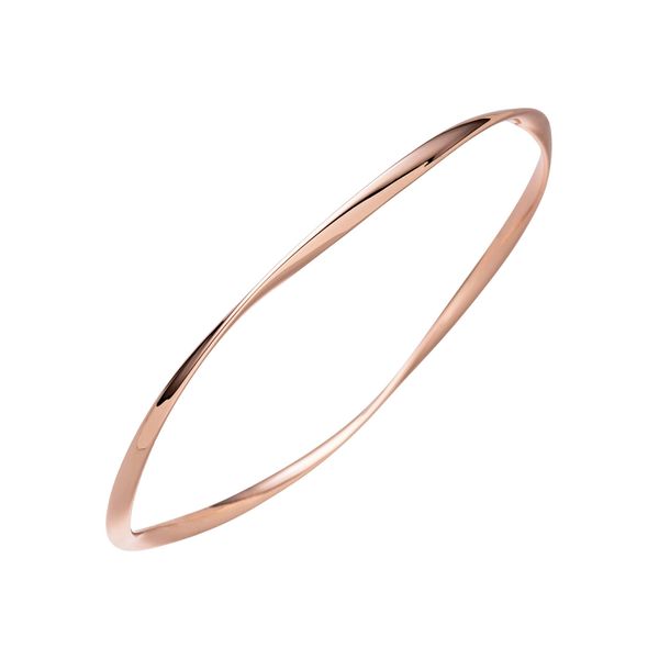 Armreif Jobo, Rosa (RoséGoldfarben), ArmbäNder, Damen, Silber 925 (Sterlingsilber), Armreif, 925 Silber RoséGold Vergoldet-image