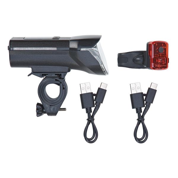 LED Akku-Beleuchtungs-Set 100/50/25 Lux, Mit Li-Ionen Akku, Aufladbar Per USB-C, 220° Seitliche Sichtbarkeit-image