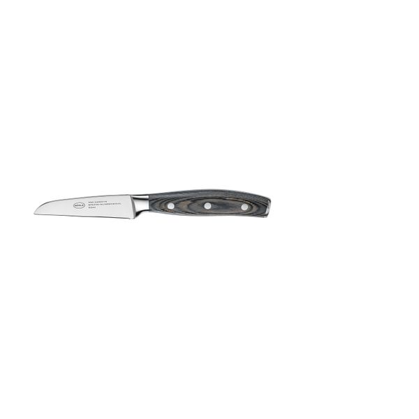 GemüSemesser Rösle "Wolfgrey, 9 Cm, Griff Pakka", Silberfarben, KlingenläNge 9Cm, X50 Crmov15 Klingenstahl, Kochmesser-image
