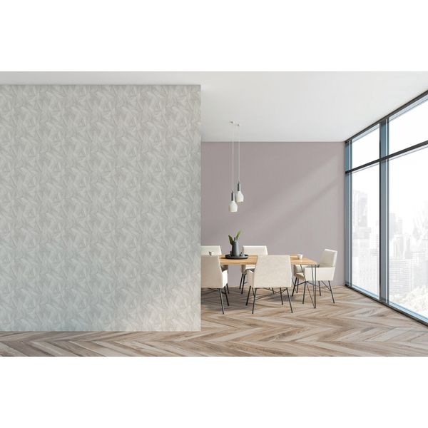 Vliestapete Living Walls "Geometrische Tapete Aus Holzoptik - Vliestapete", Grau, B:0,53M H:0,02M L:10,5M, Vlies, Tapeten, Moderne Tapete Mit Holzstruktur-image