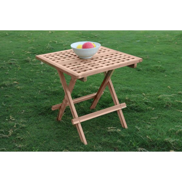 Gartentisch Naturfarben Teakholz-image