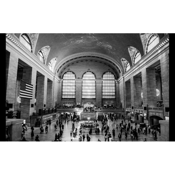 Fototapete Papermoon "Hauptbahnhof New York", Bunt, B:4,5M L:2,8M, Vlies, Tapeten-image