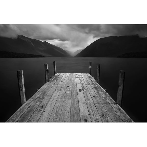 Fototapete Papermoon "Photo-Art Yan Zhang, Der See", Bunt, B:4M L:2,6M, Vlies, Tapeten-image