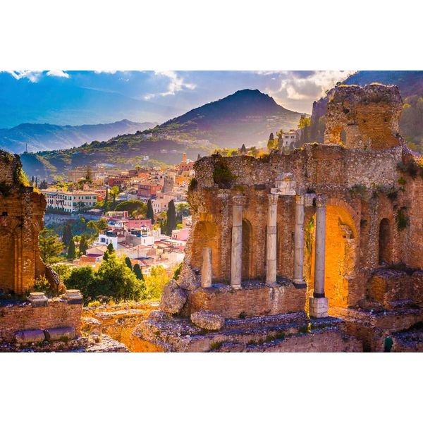 Fototapete Papermoon "Ruine", Bunt, B:3,5M L:2,6M, Vlies, Tapeten-image