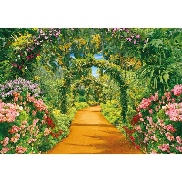 Fototapete Papermoon "Flower Alley", Bunt, B:4M L:2,6M, Vlies, Tapeten-image