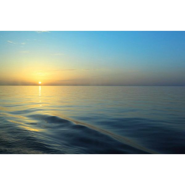 Fototapete papermoon "Sonnenaufgang Vom Bootsdeck", Bunt, B:4,5M L:2,8M, Vlies, Tapeten-image