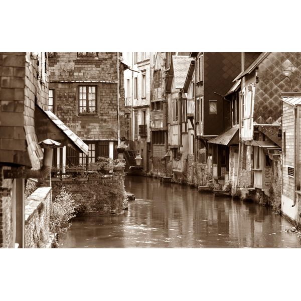 Fototapete Papermoon "Venedig Sepia", Bunt, B:3,5M L:2,6M, Vlies, Tapeten-image