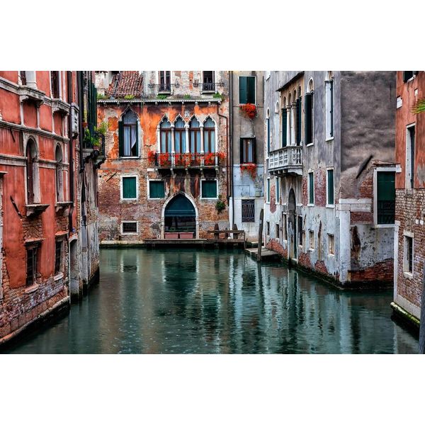 Fototapete Papermoon "Venedig HäUser", Bunt, B:5M L:2,8M, Vlies, Tapeten-image
