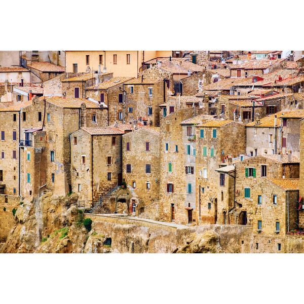 Fototapete Papermoon "Altstadt Italien", Bunt, B:3,5M L:2,6M, Vlies, Tapeten-image
