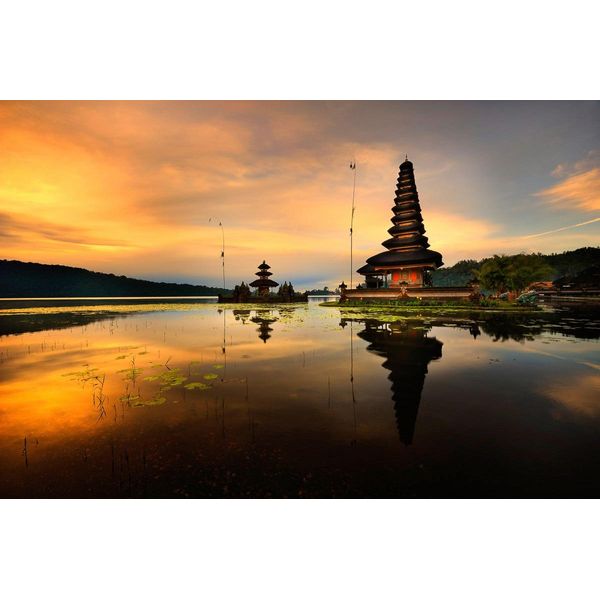 Fototapete Papermoon "Japanischer Tempel", Bunt, B:5M L:2,8M, Vlies, Tapeten-image