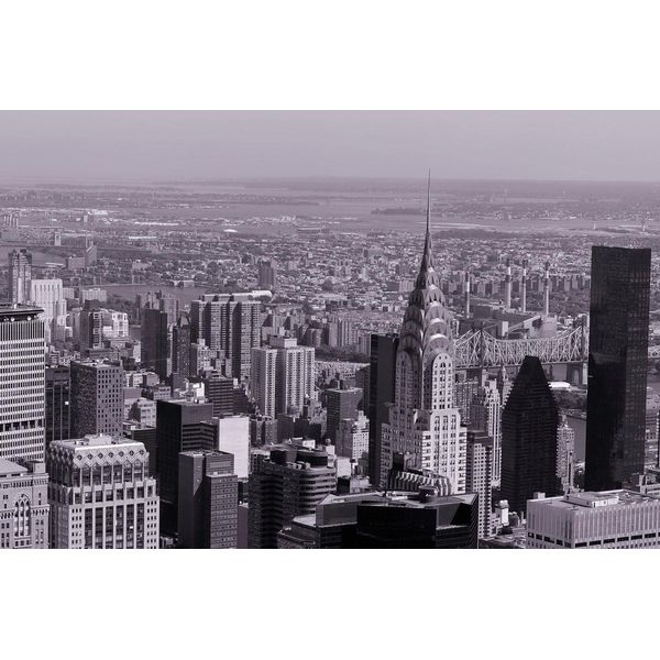 Fototapete papermoon "Manhattan Retro", Bunt, B:4,5M L:2,8M, Vlies, Tapeten-image