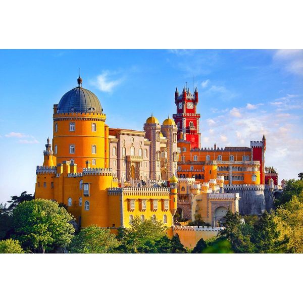 Fototapete Papermoon "Bunte Burg", Bunt, B:5M L:2,8M, Vlies, Tapeten-image