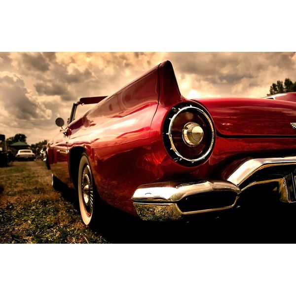 Fototapete Papermoon "Sepia Oldtimer", Bunt, B:4,5M L:2,8M, Vlies, Tapeten-image