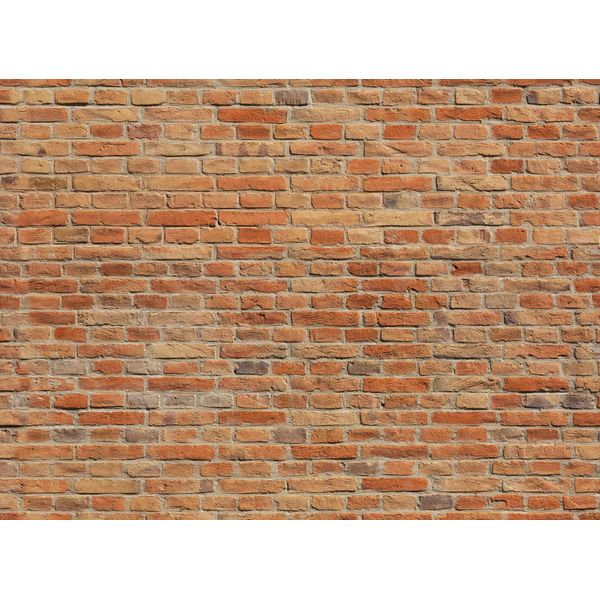 Fototapete Papermoon "Brickwall", Bunt, B:3,5M L:2,6M, Vlies, Tapeten-image