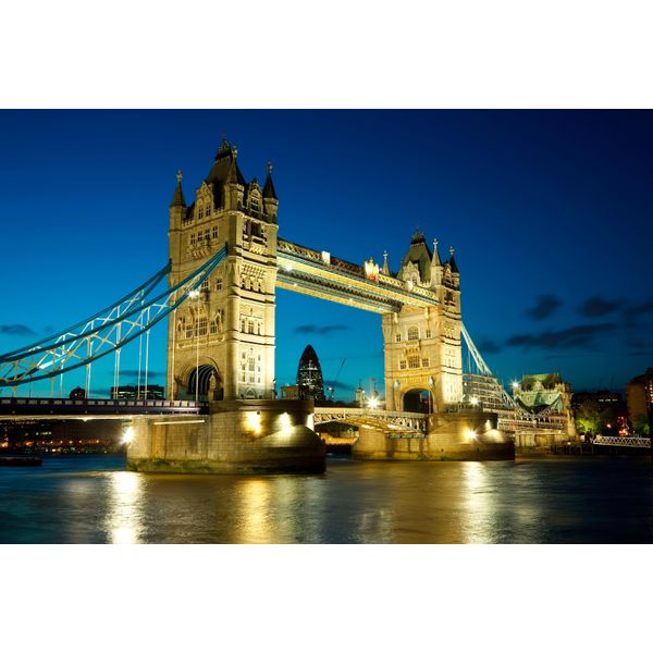 Fototapete Papermoon "Tower Bridge", Bunt, B:5M L:2,8M, Vlies, Tapeten-image