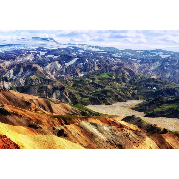 Fototapete Papermoon "ALPEN-GEBIRGE", Bunt, B:4,5M L:2,8M, Vlies, Tapeten-image
