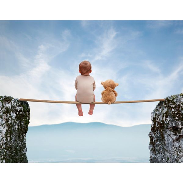 Fototapete Papermoon "Baby Games", Bunt, B:5M L:2,8M, Vlies, Tapeten-image