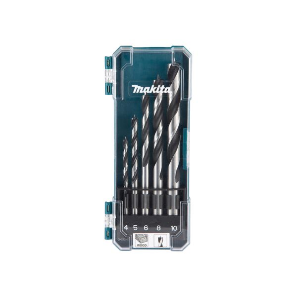 Makita Holzbohrer-Set 4-10Mm 5-Tlg. SW6/8/10/12/13 1/4" 50 Mm (D-72861)-image