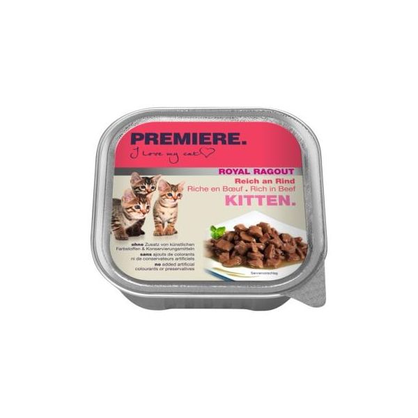 Premiere Royal Ragout Kitten Riche En BœUf 64X100 G-image