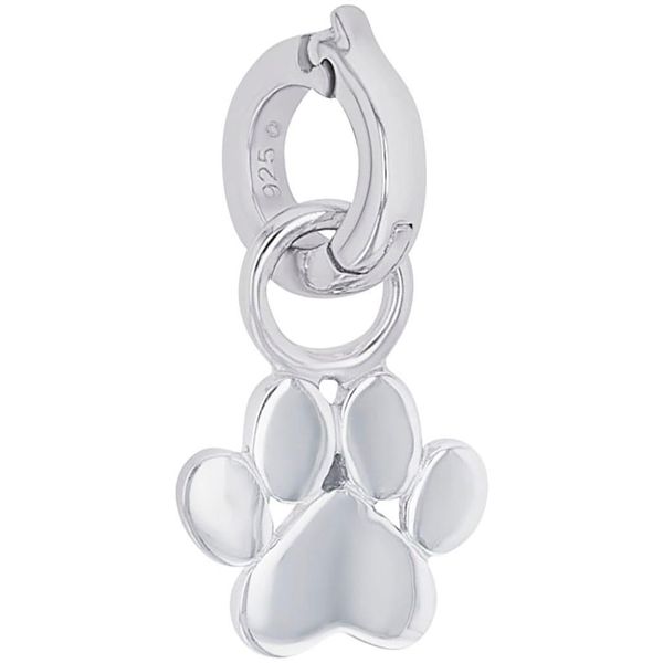 Charm-EinhäNger Amor "Pfote", Silber (Silberfarben), Charms, Damen, Silber 925 (Sterlingsilber)-image