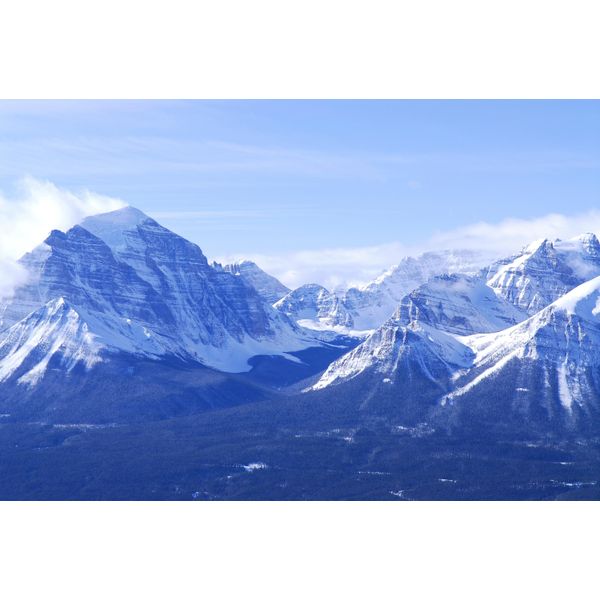 Fototapete Papermoon "ALPEN-BERGE Und Wasserfall", Bunt, B:4,5M L:2,8M, Vlies, Tapeten-image