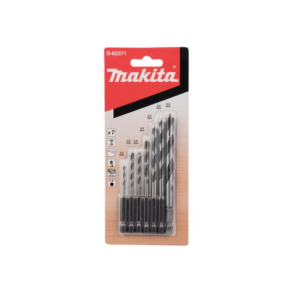 Makita Bohrer-Set 7-Teilig 1/4 Zoll (D-62371)-image