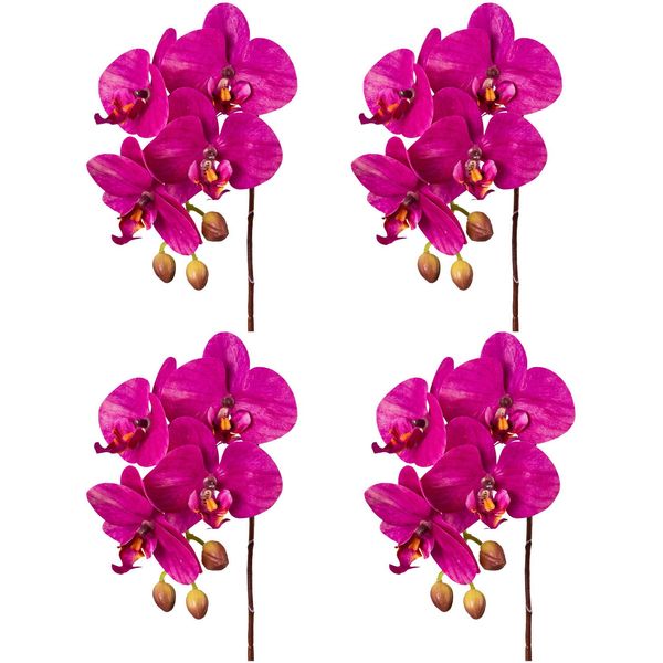 Kunstorchidee Creativ Green "Orchidee Phalaenopsis", Lila (Orchidee), H:44Cm, Kunstpflanzen, Mit Real-Touch-BlüTen-image