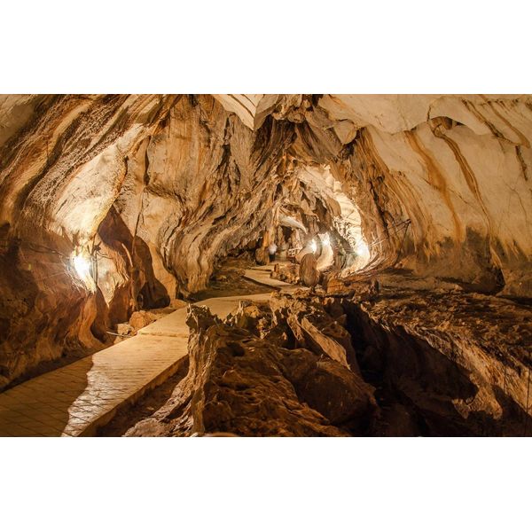 Fototapete Papermoon "HöHle", Bunt, B:3,5M L:2,6M, Vlies, Tapeten-image