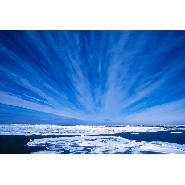 Fototapete Papermoon "Arktischer Himmel", Bunt, B:3,5M L:2,6M, Vlies, Tapeten-image