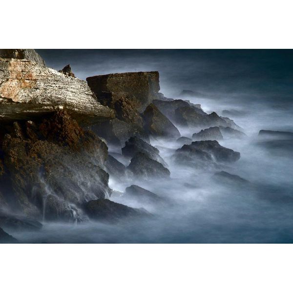 Fototapete Papermoon "Neblige Bucht", Bunt, B:4,5M L:2,8M, Vlies, Tapeten-image
