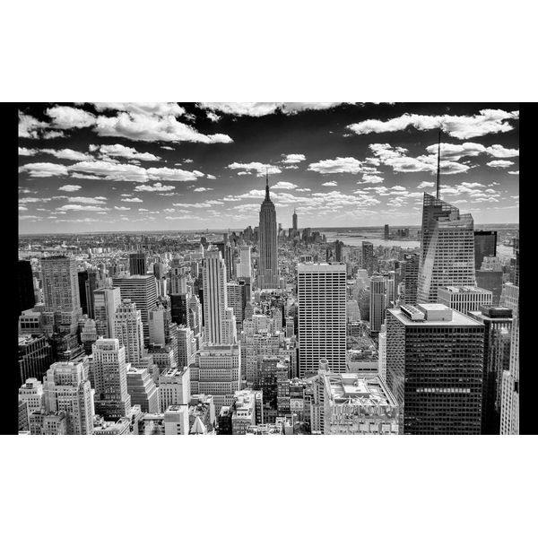 Fototapete Papermoon "Manhattan Panorama", Bunt, B:4,5M L:2,8M, Vlies, Tapeten-image
