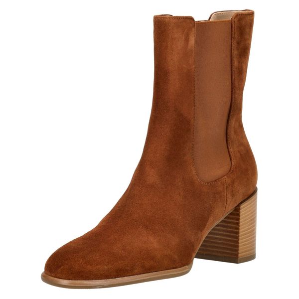Stiefelette HÖGl "HöGl Stiefelette Veloursleder", Damen, Gr. 38, Nut, Veloursleder, Schuhe Stiefelette-image