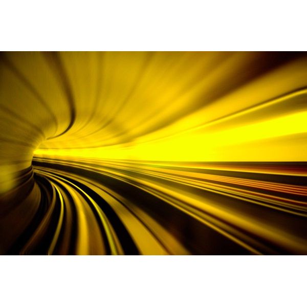 Fototapete papermoon "Abstrakter Tunnel", Bunt, B:4M L:2,6M, Vlies, Tapeten-image
