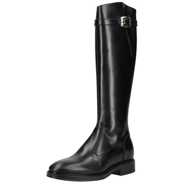 Stiefel Nero Giardini "Nero Giardini Stiefel Leder", Damen, Gr. 36, Schwarz, Leder, Schuhe Stiefel-image