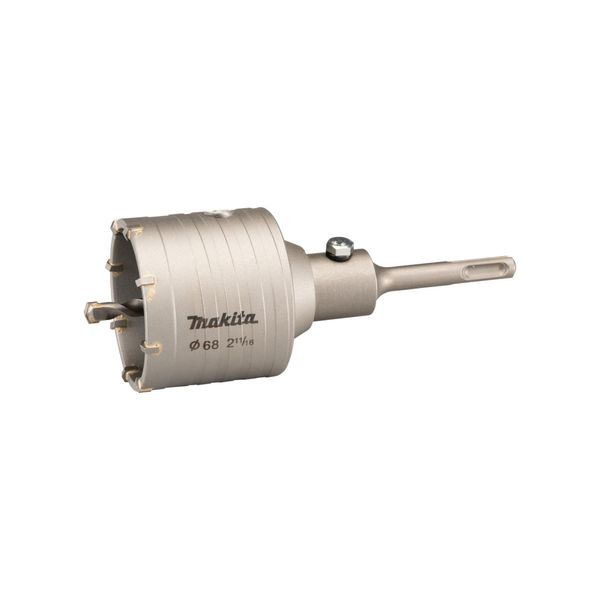Makita D-74011 Hm-Hohlbohrkronen Set 68Mm | FüR Beton, Mauerwerk Oder Fliesen| Mit Durchmesser Von 68 Mm Und Sds-Plus-Aufnahme|)-image