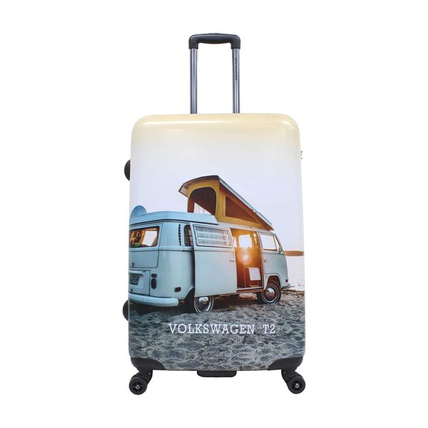 Koffer Volkswagen "Bus", Gr. B/H/T: 51Cm X 78Cm X 28Cm, Bunt (Mehrfarbig), Koffer, Mit Integriertem Tsa-Zahlenschloss-image