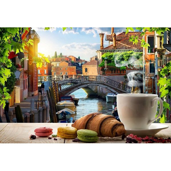 Fototapete Papermoon "Italien", Bunt, B:4,5M L:2,8M, Vlies, Tapeten-image