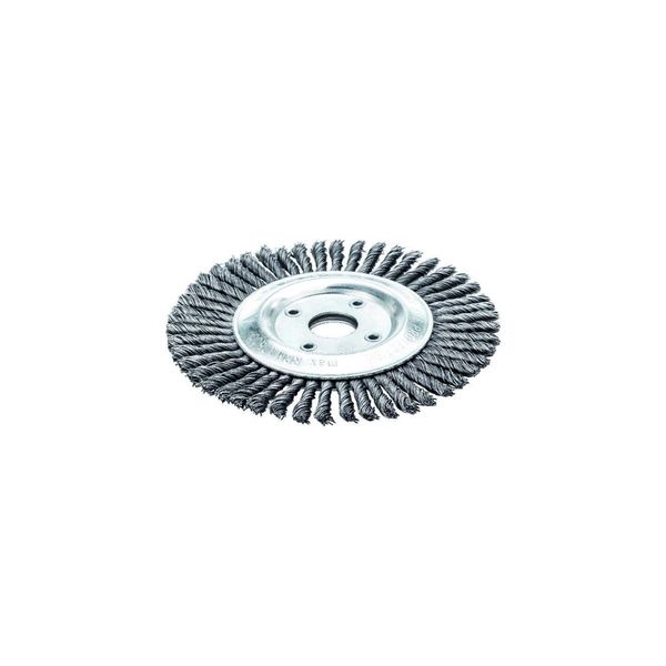 RundbüRste D.115Mm Bohr.DrahtstäRke 0,5Mm Sta 6Mm 15000Min-¹ Lessmann (472201EZ)-image