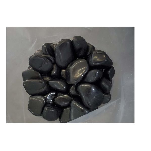 Aquagart 200Kg Polierter Kiesel Glanzkies Flusskiesel Kieselsteine Gartenkies Zierkies *-image
