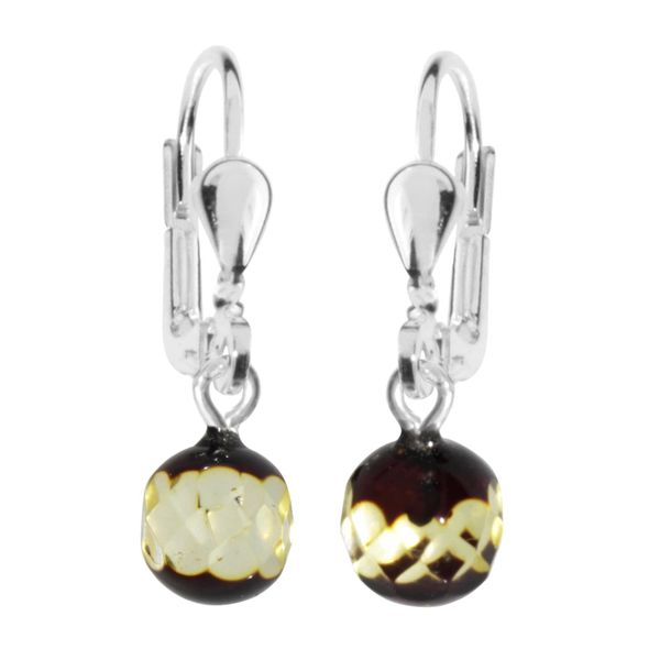 Paar OhrhäNger Ostsee-Schmuck "Ostsee-Schmuck OhrhäNger Klassisch 7 Mm OhrhäNger Klassisch 7 Mm", Weiß, Ohrringe, Damen, 24X7Mm, Silber 925 (Sterlingsilber)-image