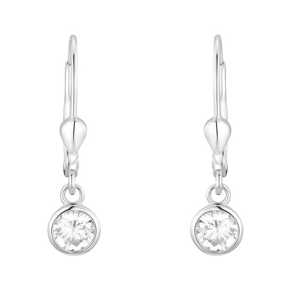 Paar OhrhäNger Amor "9060184", Silber (Silberfarben, Kristallweiß, Kristallweiß), Ohrringe, Damen, Silber 925 (Sterlingsilber), Mit Zirkonia (Synth.)-image