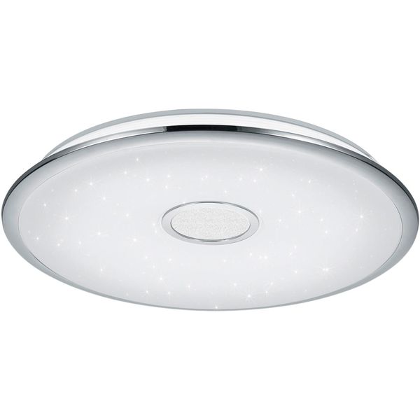 Trio Leuchten Led Deckenleuchte "Osaka", Weiß, Ø 67Cm H: 10Cm, Leuchten, Led Deckenlampe, Led Sternenhimmel-image