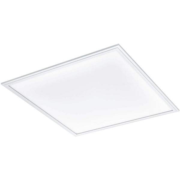 Eglo Deckenleuchte "SALOBRENA-Z", Weiß, H: 5Cm, 1 Stk., Leuchten, App/Sprachsteuerung Alexa, 59,5X59,5X5Cm, Exkl. Fernbedienung, Led Panels-image