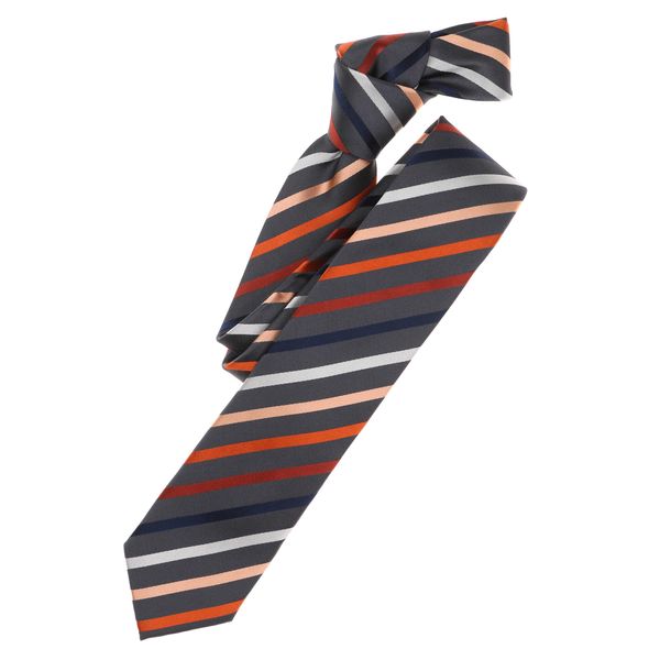 Krawatte Venti "Venti Krawatte Gestreift", Herren, Orange, 100% Seide, Krawatten-image