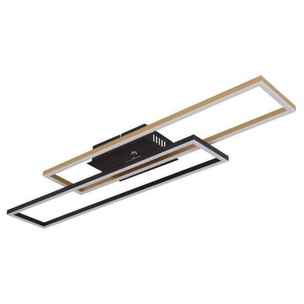 Globo Lighting Led Deckenleuchte "Dakari", Gold (Schwarz, Goldfarben), 1 Stk., Leuchten, Deckenlampe, Beweglich, Wohnzimmer, Schlafzimmer, Led Deckenleuchte-image