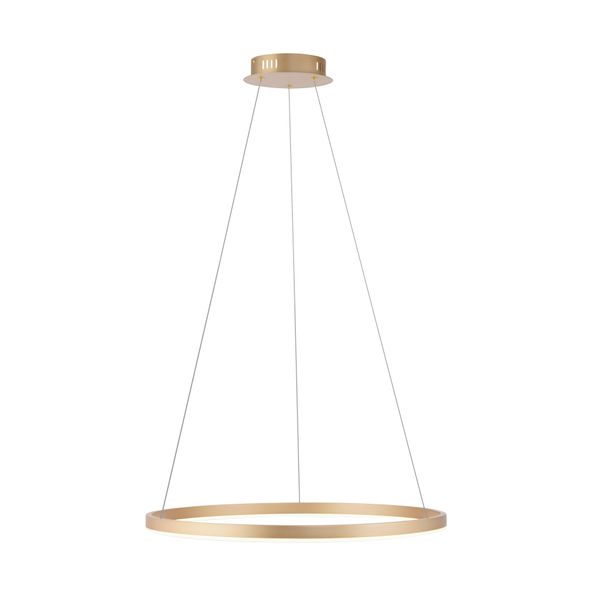 Just Light Pendelleuchte "Ritus", Gold (Messingfarben Matt), 1, Ø 5,9Cm, 1 Stk., Leuchten, Led, Dimmbar, Switchmo, Pendelleuchte-image