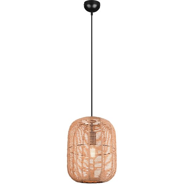 Trio Leuchten Pendelleuchte "Runa", Schwarz, 1, Ø 35Cm H: 150Cm, Leuchten, Pendelleuchte-image